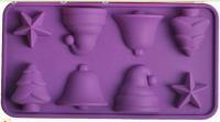 2012 Christmas silicone ice cube tray
