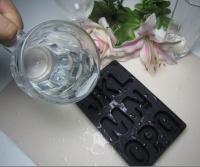 韩国进口商【定制硅胶冰格】要求汉川设计外形是英文字母冰格