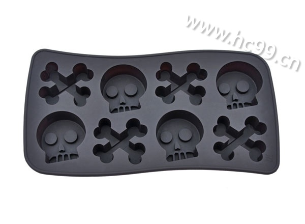 骷髅硅胶冰模