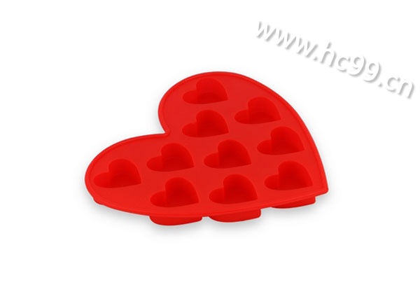 心形硅胶制冰格