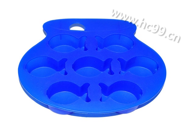 鲤鱼形硅胶冰格模