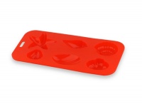 红色海洋动物硅胶冰模