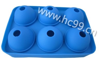 六个组合硅胶冰球