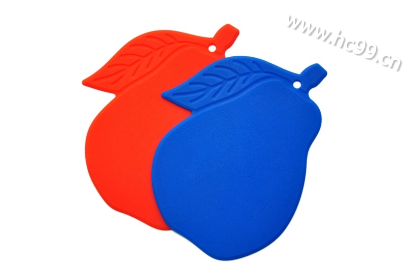 雪梨形硅胶餐垫