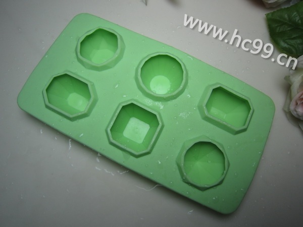 立体几何形硅胶冰格