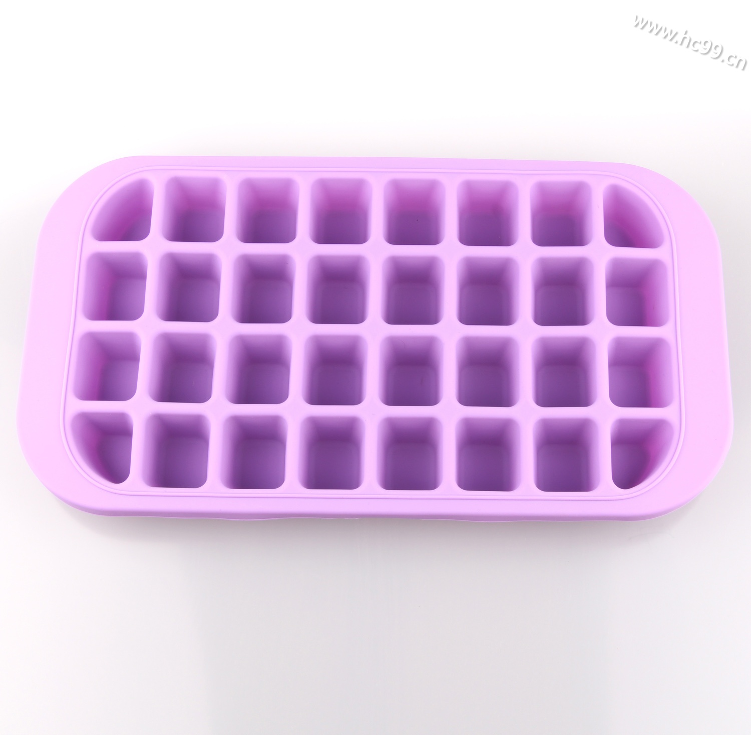 粉色格子硅胶冰格