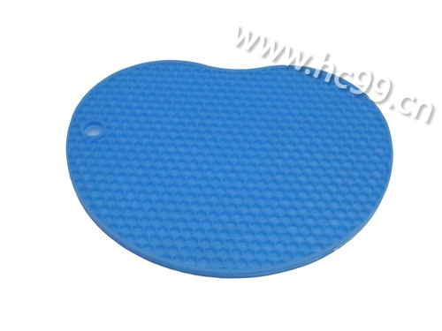 心形硅胶蜂巢隔热垫