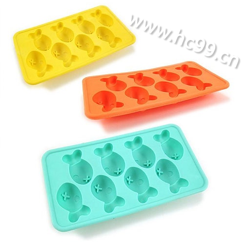 创意Q鱼硅胶制冰模