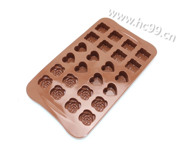 24孔蝴蝶节心形玫瑰硅胶冰格