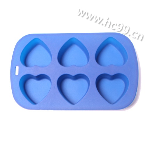 桃心形硅胶冰格