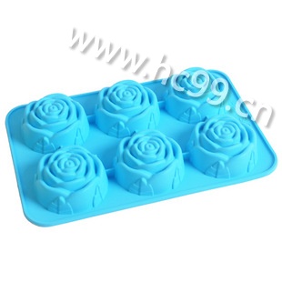 玫瑰花型硅胶冰模