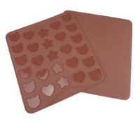 小熊爱心马卡龙硅胶垫