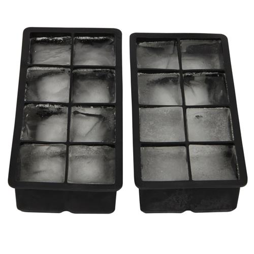 创意方块8孔硅胶冰格模