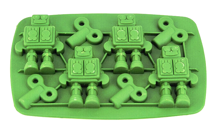 创意机器人发条硅胶冰模