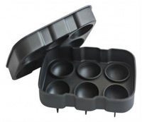 威士忌调酒专用6孔硅胶冰球