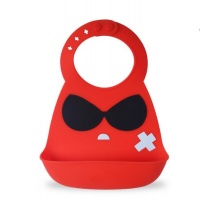 宝宝防水硅胶围兜