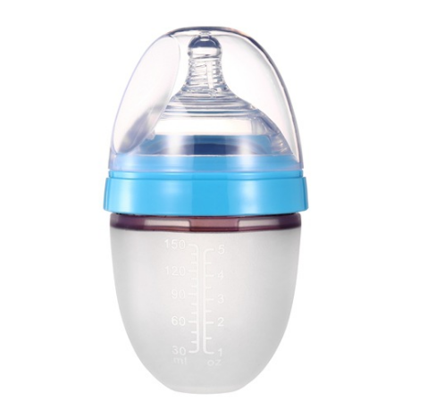 新生儿宽口径硅胶奶瓶