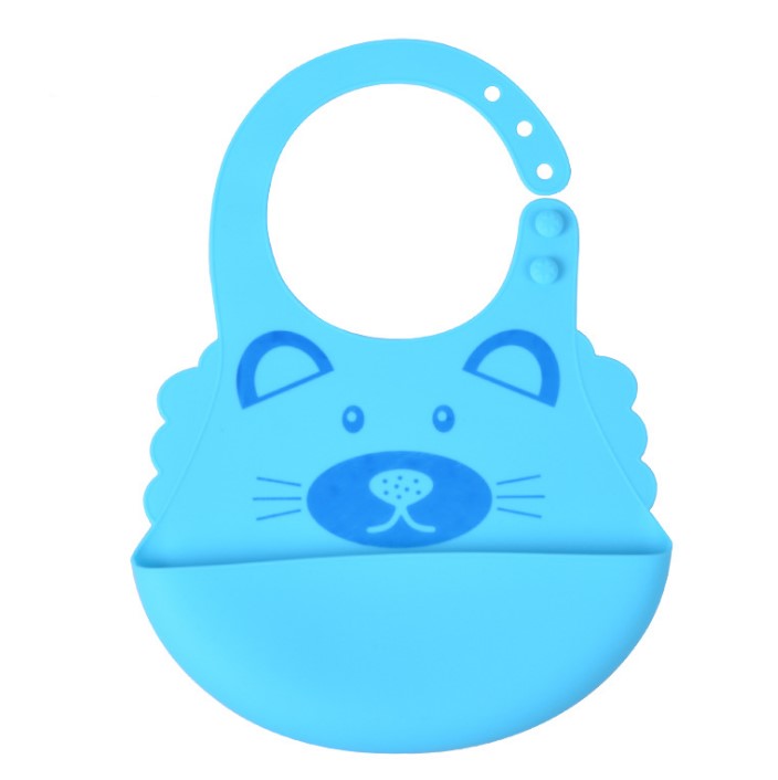 硅胶婴儿口水围兜