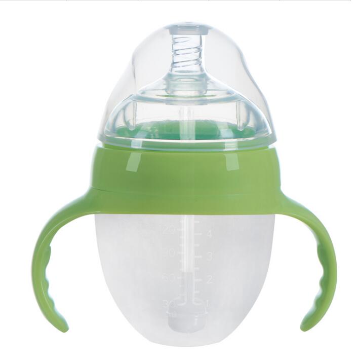 婴幼儿防胀气硅胶奶瓶