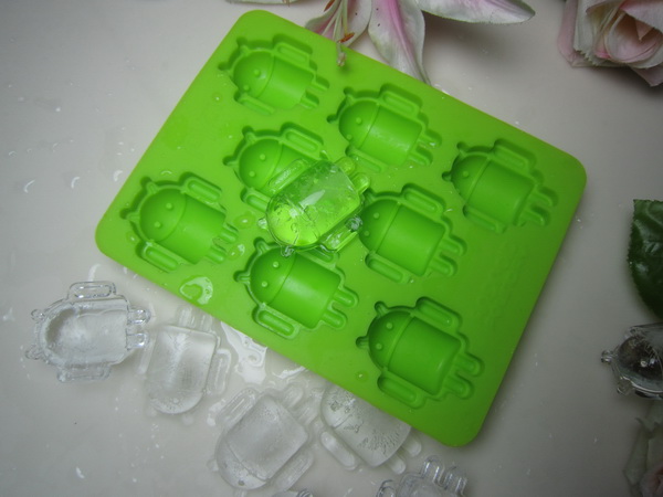 Android机器人硅胶冰格 硅胶制冰模 硅胶制冰格