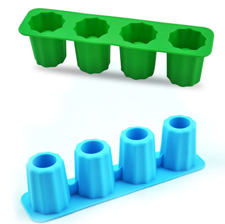 创意硅胶冰杯 连环杯状硅胶冰杯 硅胶冰杯生产厂家