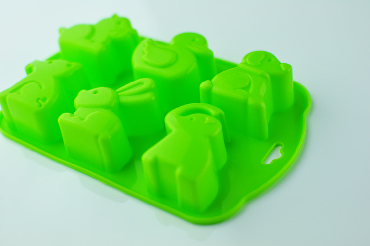 六孔动物硅胶冰格 硅胶冰格批发 硅胶冰格生产厂家