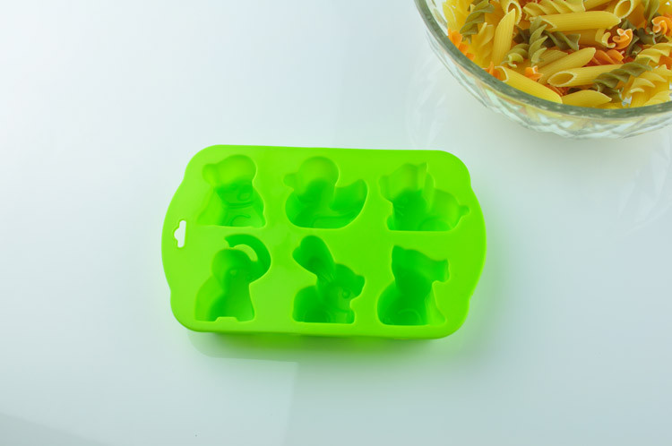 六孔动物硅胶冰格 硅胶冰格批发 硅胶冰格生产厂家