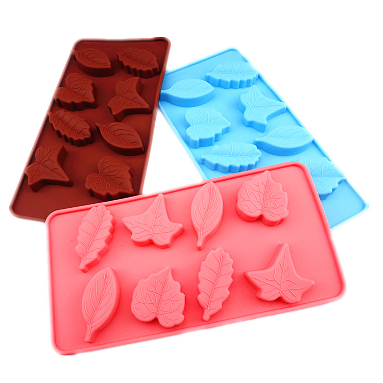 树叶加枫叶硅胶冰格 树叶加枫叶硅胶冰格