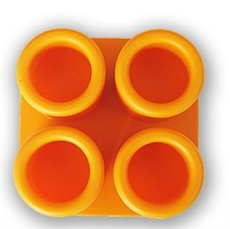 出口硅胶冰格,4孔硅胶冰杯 出口硅胶冰格,4孔硅胶冰杯