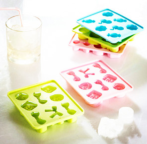 蝴蝶结骰子造型硅胶冰格