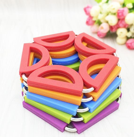 创意不锈钢硅胶防水锅垫