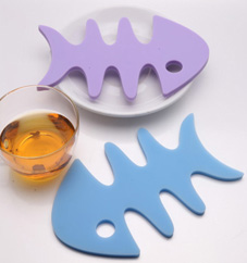 鱼形硅胶隔热垫 鱼形硅胶隔热垫