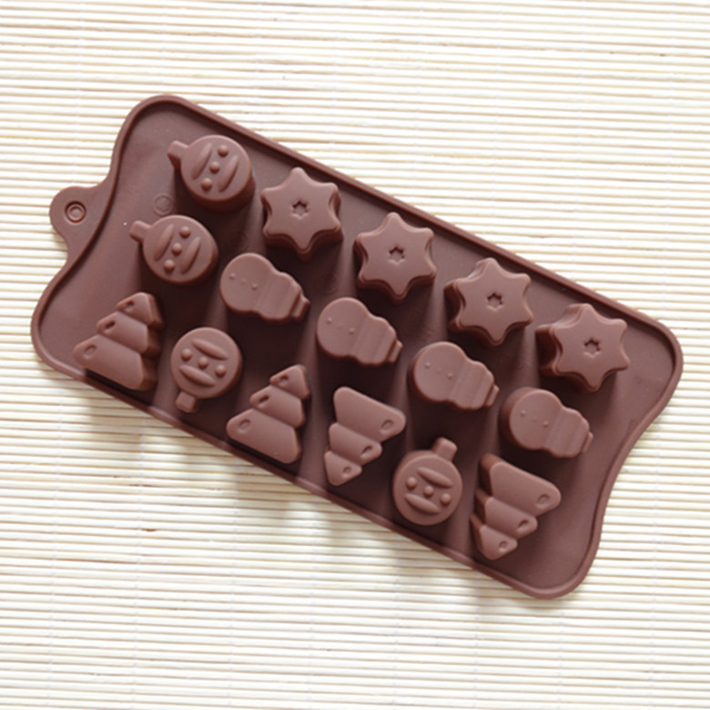 圣诞硅胶冰块模具16穴