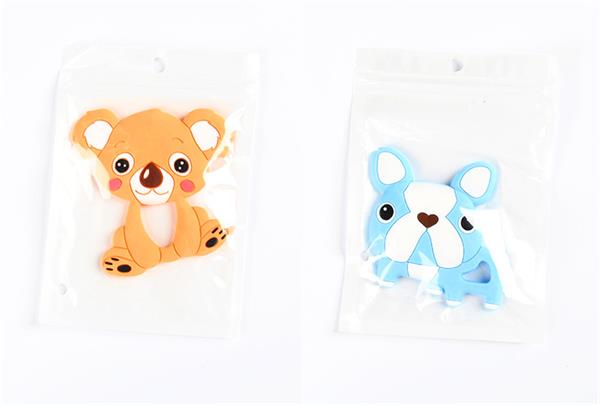 婴儿卡通动物硅胶咬咬